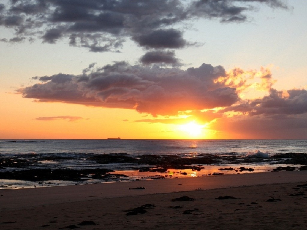 Sunrise at Blue Pacific